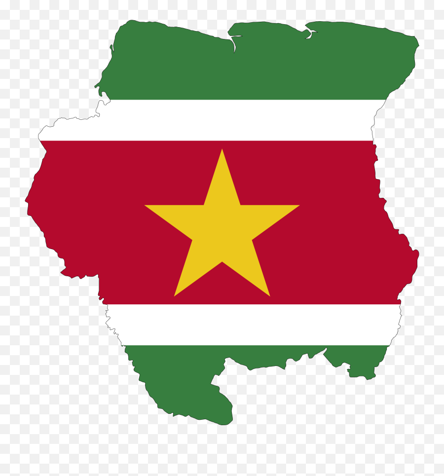Clipart Map Geography Map Clipart Map Geography Map - Suriname Map With Flag Emoji,Bahrain Flag Emoji