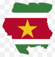 Clipart Map Geography Map Clipart Map Geography Map - Suriname Map With Flag Emoji,Bahrain Flag Emoji