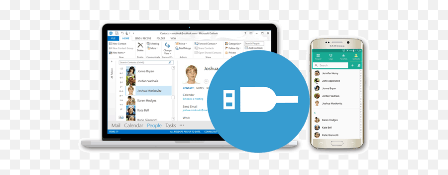 Galaxy S6 How To Sync With Outlook Galaxy - Sync Sharing Emoji,Emojis On Contacts Galaxy S6