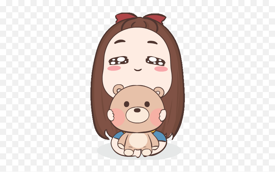 Pukpang Popup2 Cute Gif Cute Cartoon Pictures Cute Friends - Happy Emoji,Trash Dove Emoji