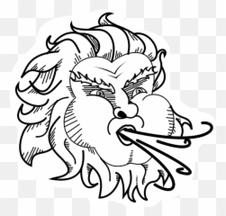 Cloud Blowing Wind Clip Art - Png Download Full Size Old Man Winter Clip Art Emoji,Blowing Cloud Emoji
