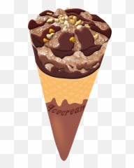 Corn Clipart Chocolate Corn Chocolate Transparent Free For - Ice Cream Cone Images Hd Emoji,Chocolate Ice Cream Emoji