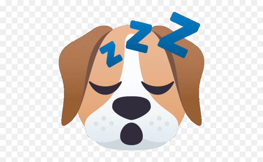 Sleeping Dog Gif - Soft Emoji,Sleep Tight Emoji