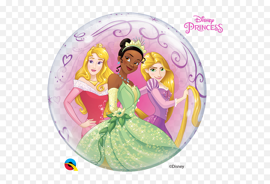 Disney Princess Bubbles Balloon - Princess And Bubbles Emoji,Cinderella Emoticon