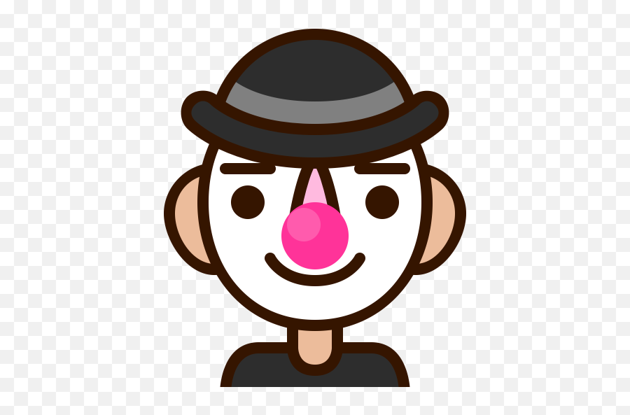 Clown Emoji Emoticon Funny Happy Man Smiley Icon - Dead Man Emoji,Funny Emoji Text To Copy
