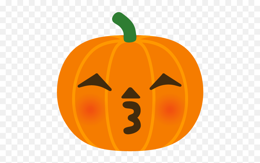 Jack Emoji,Kissing Emoji Pumpkin