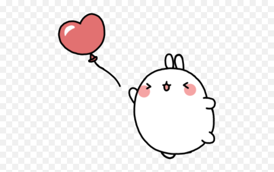Molang - Transparent Cute Love Png Emoji,Molang Emoji