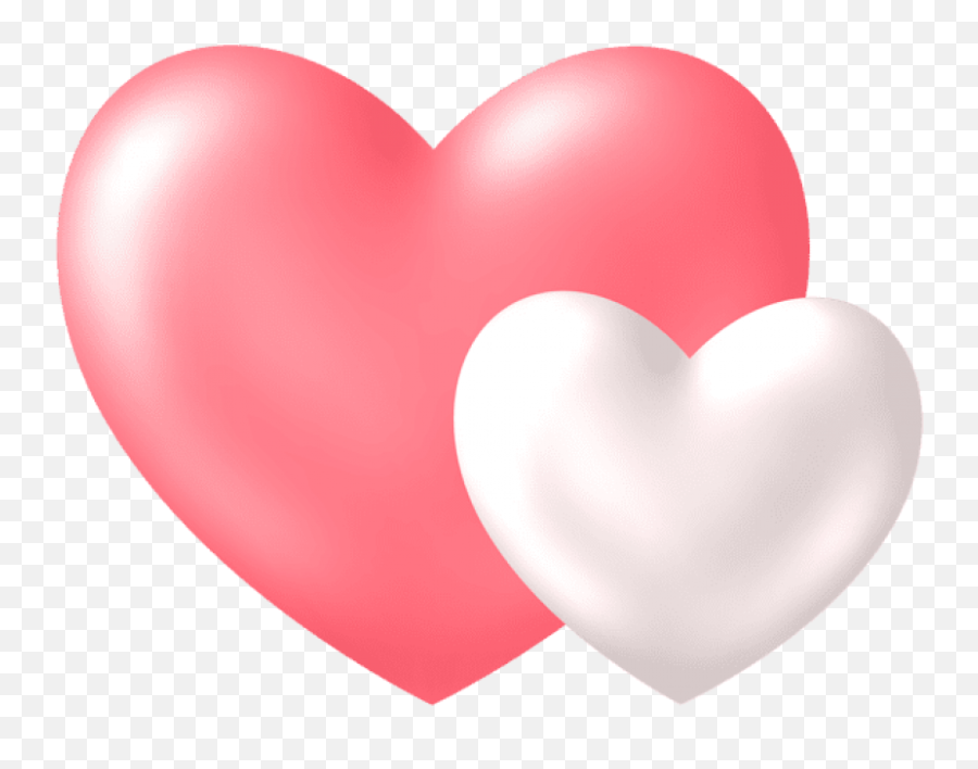 Rose Gold Heart Transparent Background - Two Heart Images Hd Two Hearts Png Emoji,Two Roses Emoji