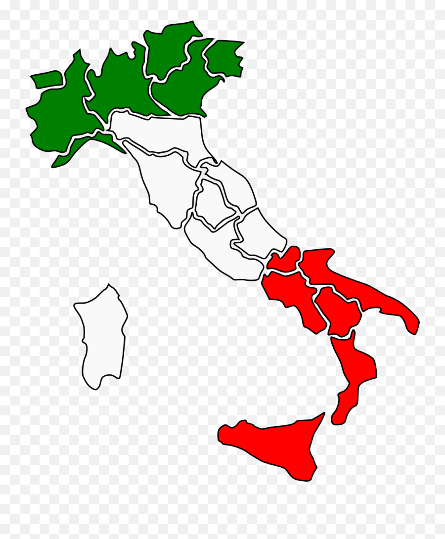 Italian Flag Clip Art - Mapa De Italia Png Emoji,Italian Flag Emoji