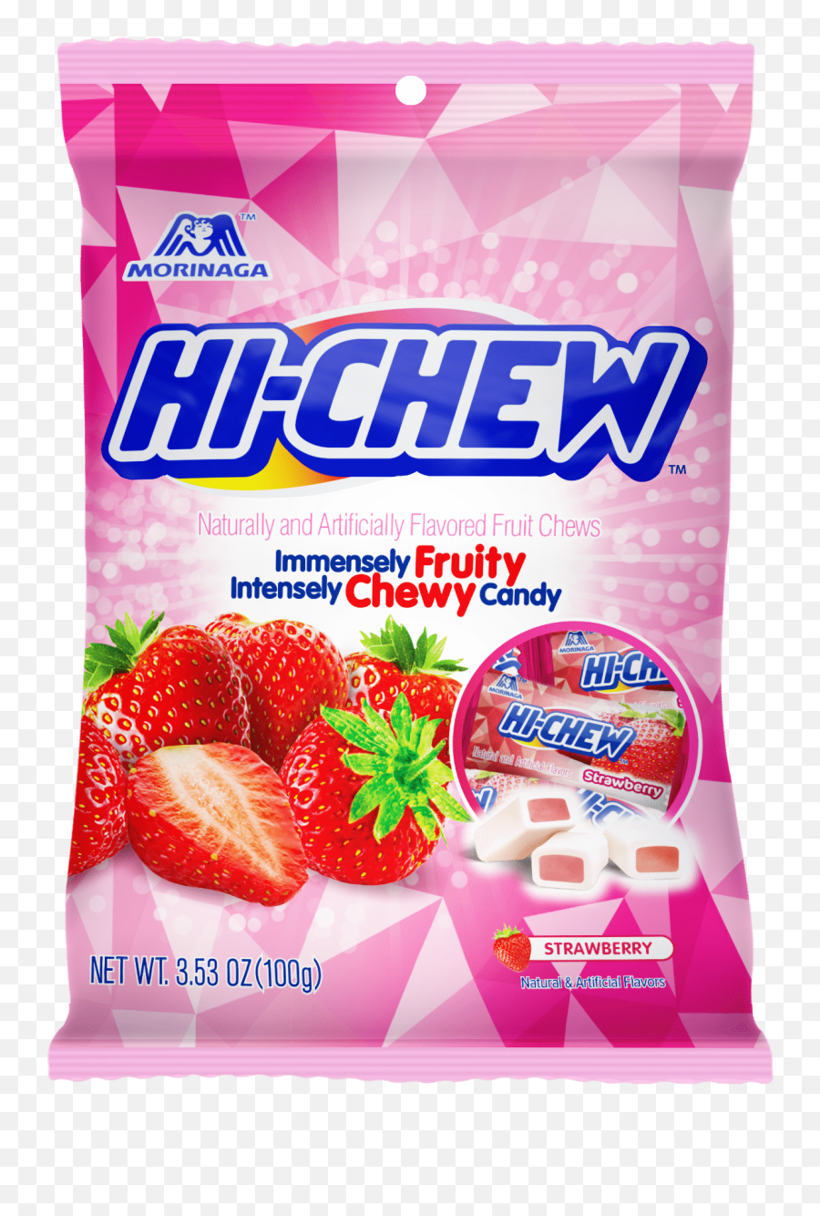 Strawberry Peg Bag - Hichew Hi Chew Candy Emoji,Emoji That Is A Strawberry