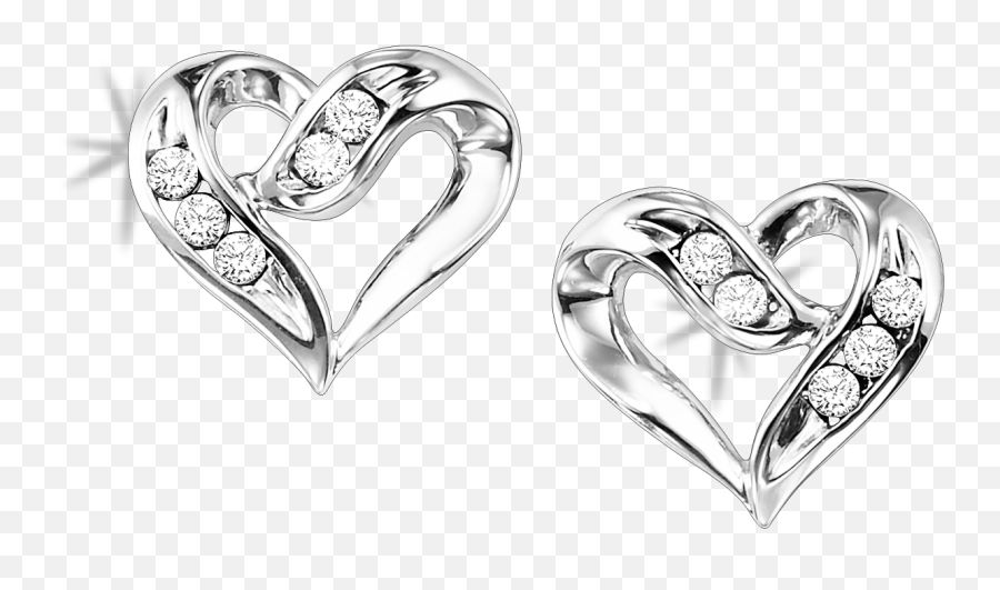 Petite Heart Earrings - Earring Emoji,Emoticons Eearings
