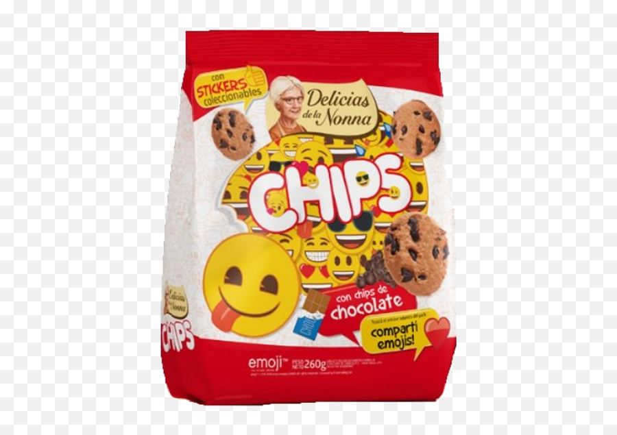 Chips Ddln Emoji 260g - Delicias De La Nona,Chips Emoji