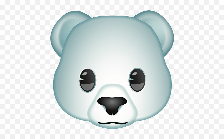 Transparent Bear Emoji Png - Novocomtop Happy,Polar Bear Clip Emoticons