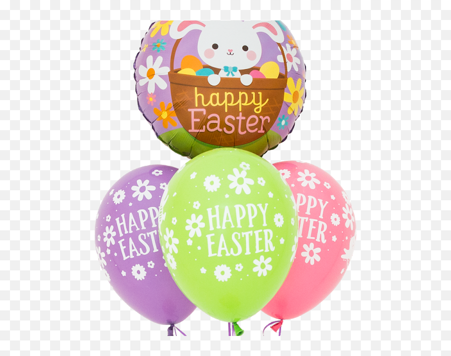 The Very Best Balloon Blog Happy Easter U2014 Rabbits Flowers - Birthday Emoji,Pagan Easter Bunny Emoticons