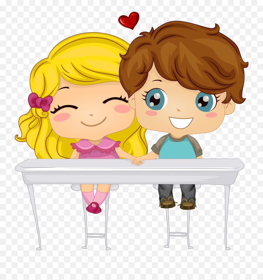 Cute Valentine Kids Png Picture Walentynki Pinterest - Boy Cute Kids Clipart Emoji,Boy And Girl Emoji