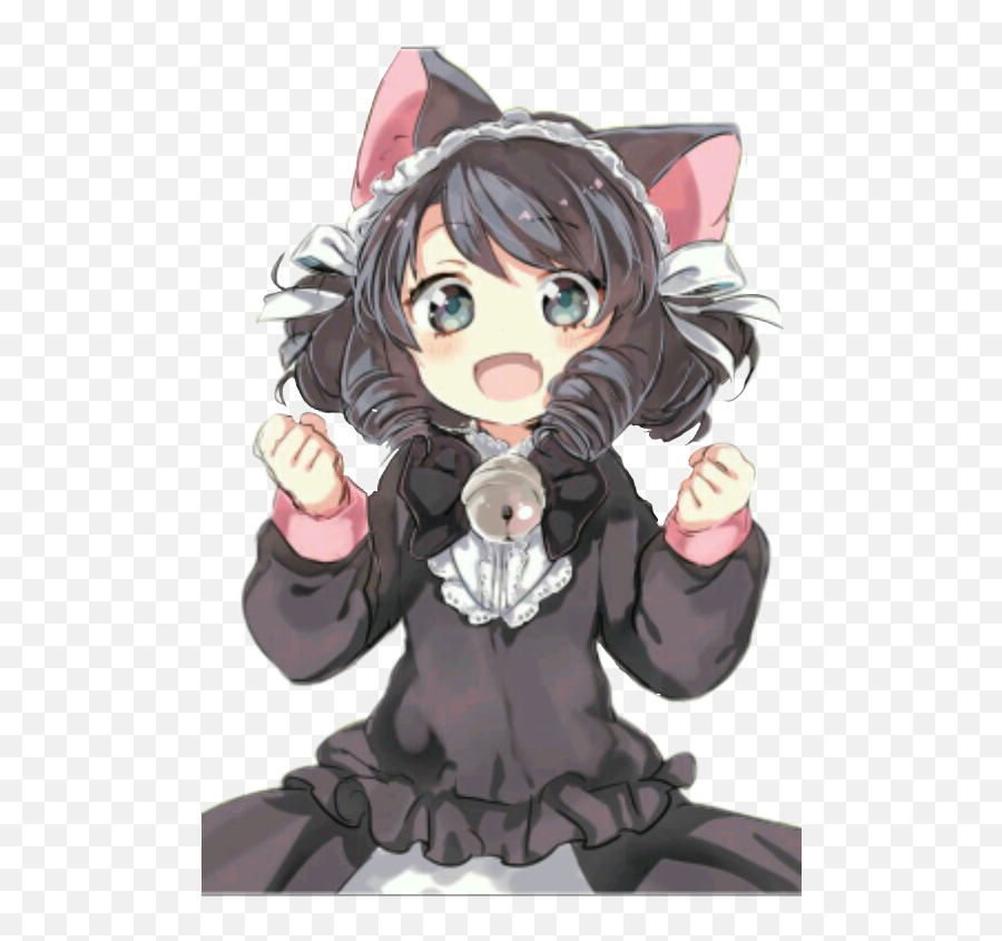 Kwaii Neko Anime Cute Sticker By The Weird Girl - Anime Neko Fanart Emoji,Kwaii Emojis