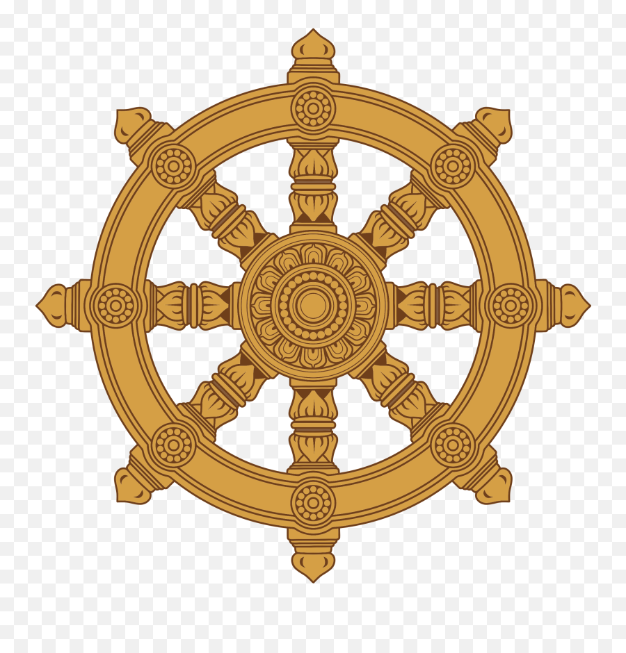 Wheel Of Dharma Png U0026 Free Wheel Of Dharmapng Transparent - Buddhism Symbol Dharma Wheel Emoji,Buddhist Emoji