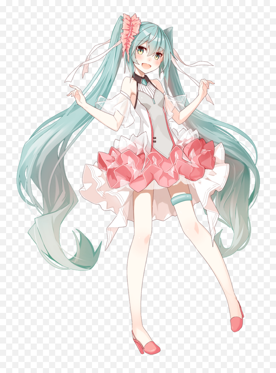 Applespa Twitter Miku Hatsune Vocaloid - Fictional Character Emoji,Pixiv Emoticons