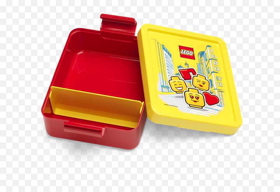 Lego Set 5711938030377 - 1 Girl Emoticon Lunchbox 2018 Gear Lego Lunch Box Classic One Size Emoji,Girl Emoticon