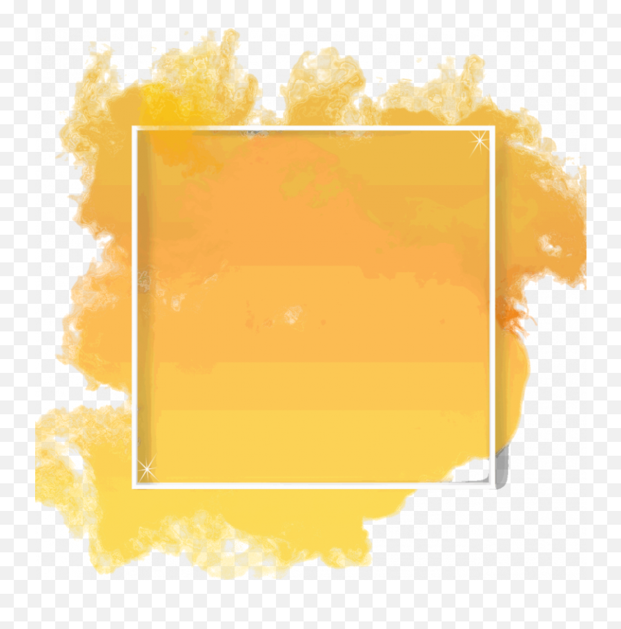 Color Splash Png Yellow Abstract Frame Free Png Image Free - Yellow Colour Splash Png Emoji,Yellow Emoji Water Splash