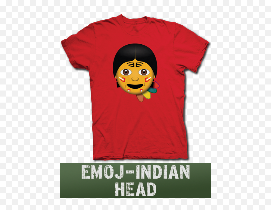 Emo - Chief Blackhawk Emoji Indian Head Logo T Shirt,Emo Emoji Keyboard