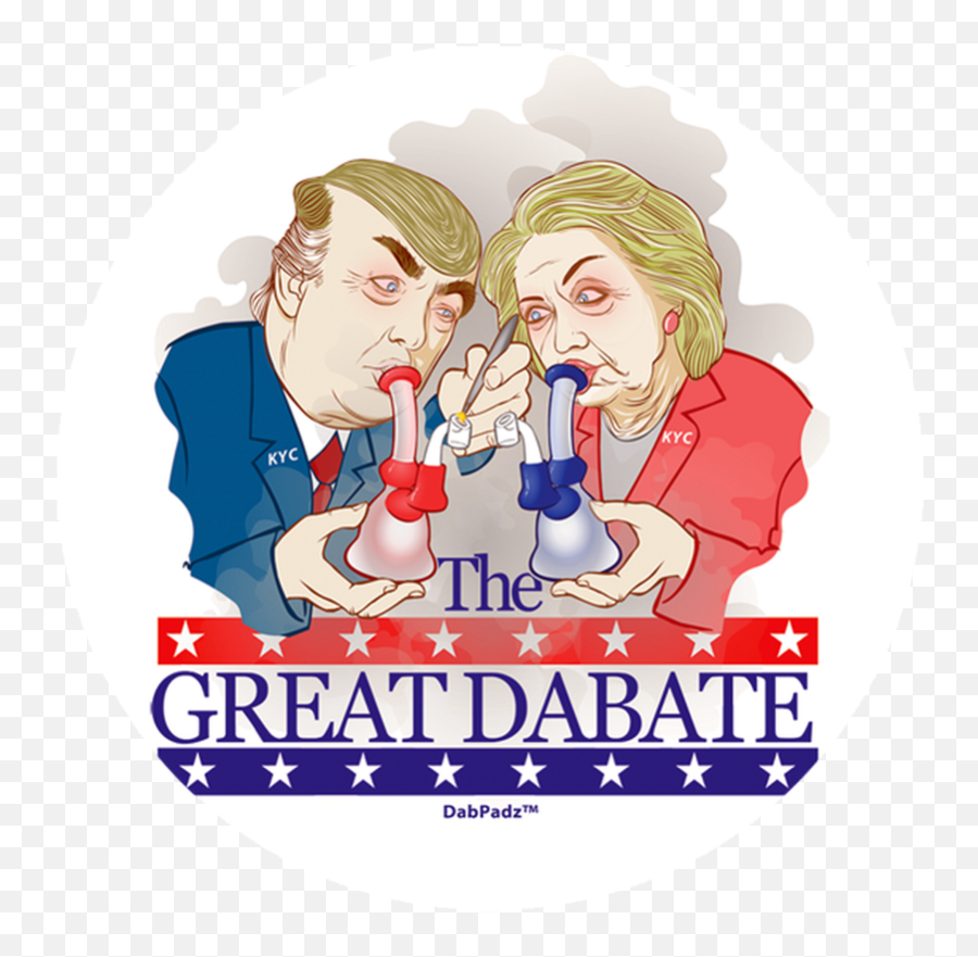 The Great Dabate Dab Pad - Illustration Transparent Png Sharing Emoji,Cliton Emojis