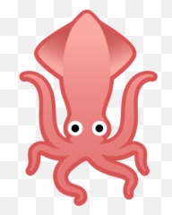 Calamaro - Squid Emoji,Emoticon Gesto Ombrello