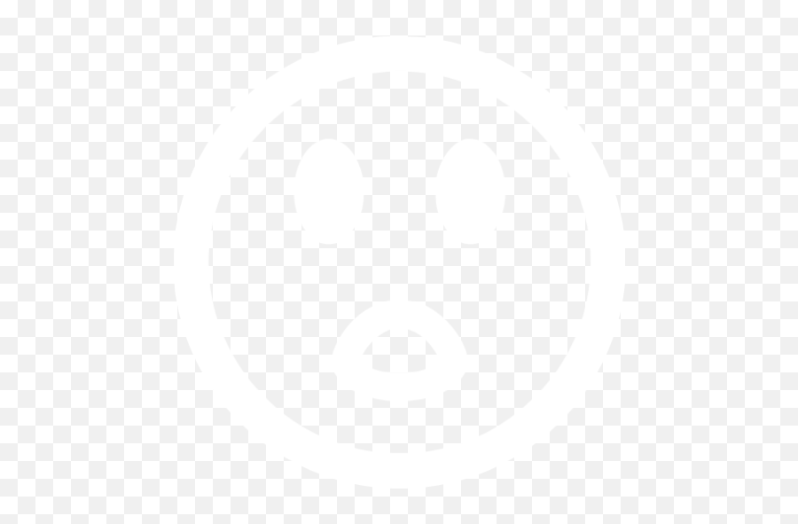 White Surprised Icon - Free White Emoticon Icons Emoji,Type Surprised Emoticon