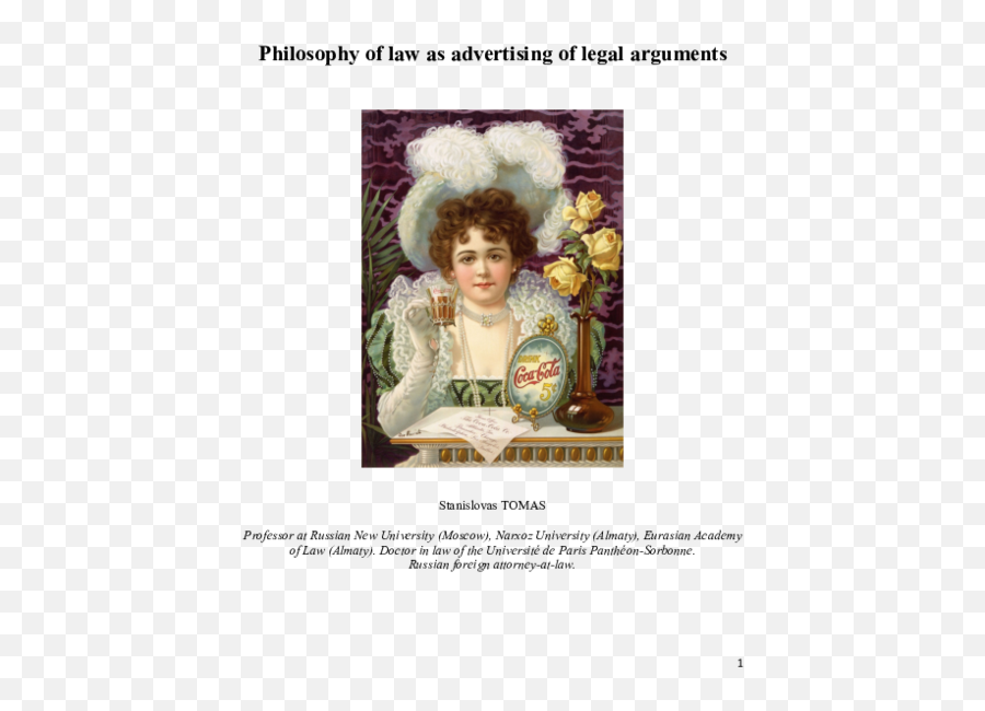 Pdf Philosophy Of Law As Advertising Of Legal Arguments Emoji,Emotion Wig Video