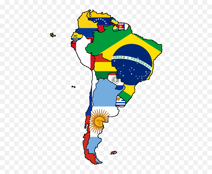 Self - Made Flag Map Of South America Nothing Else Mapporn Emoji,Pro Trump Emojis