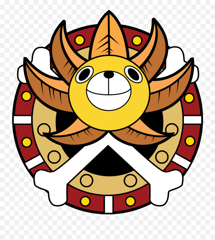 Vector By Arjaymc Thousand Sunny - One Piece Thousand Sunny Emoji,Super Saiyen Emoticon