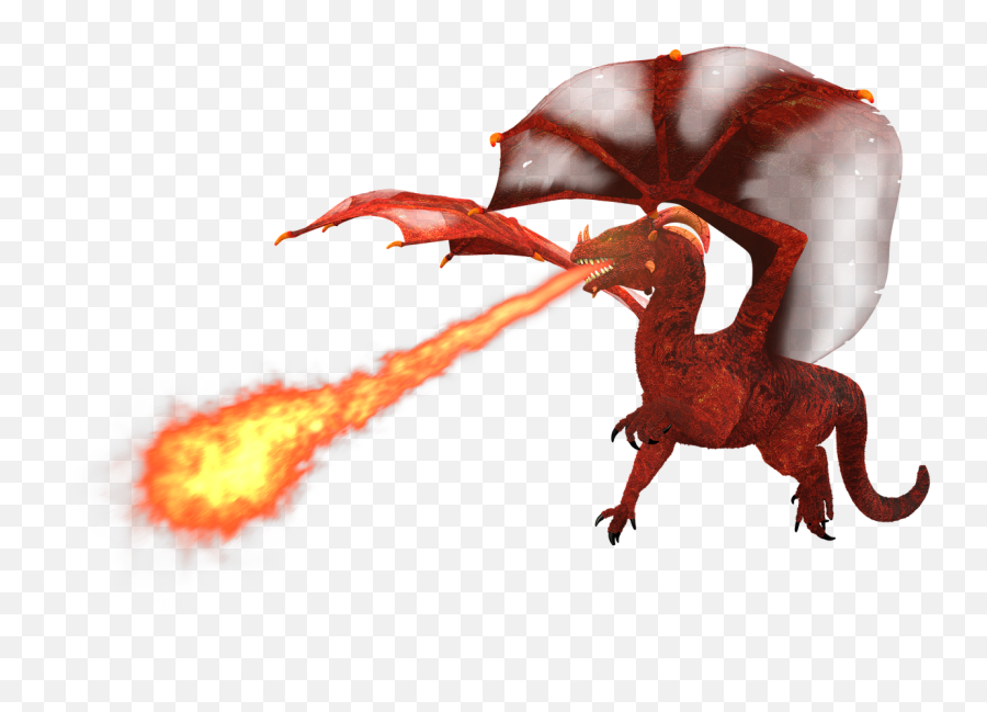 Mystical Clipart Fire - Dragon Png Download Full Size Dragon Blowing Fire Transparent Background Emoji,Dragon Emoji Iphone