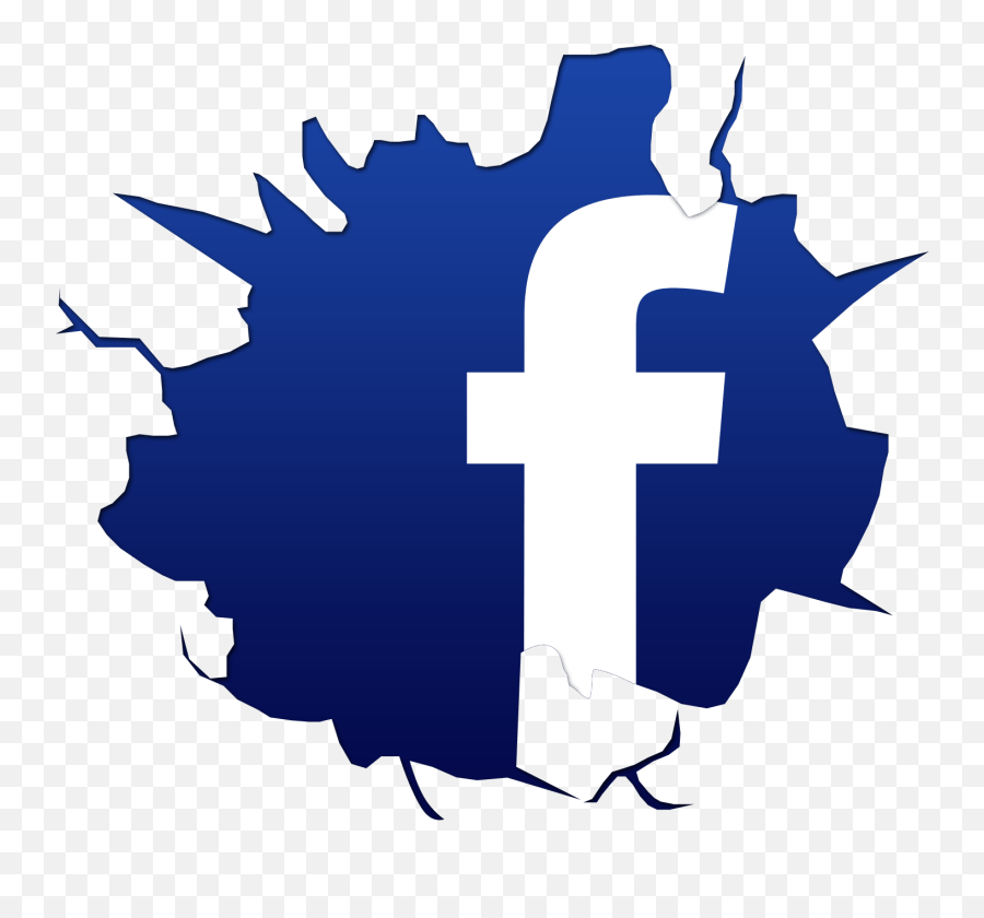 Facebook Cracked Logo - Facebook Logo Hd Emoji,Cracked Egg Emoji