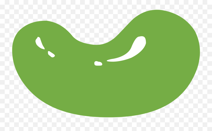 Bean Plain Clipart - Lima Bean Clipart Transparent Emoji,Green Bean Emoji