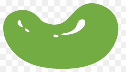 Bean Plain Clipart - Lima Bean Clipart Transparent Emoji,Green Bean Emoji