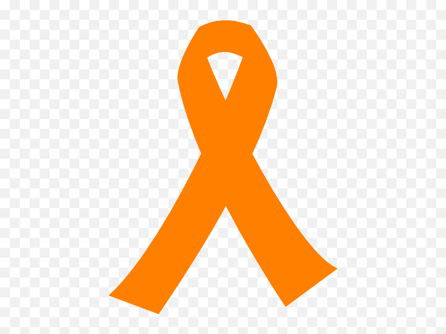 Lime Green Cancer Ribbon Clip Art - Transparent Orange Ribbon Png Emoji,Awareness Ribbon Emoji