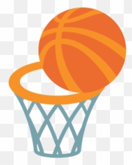 Nba Teams - Transparent Basketball Hoop Emoji,Nba Emoji Quiz
