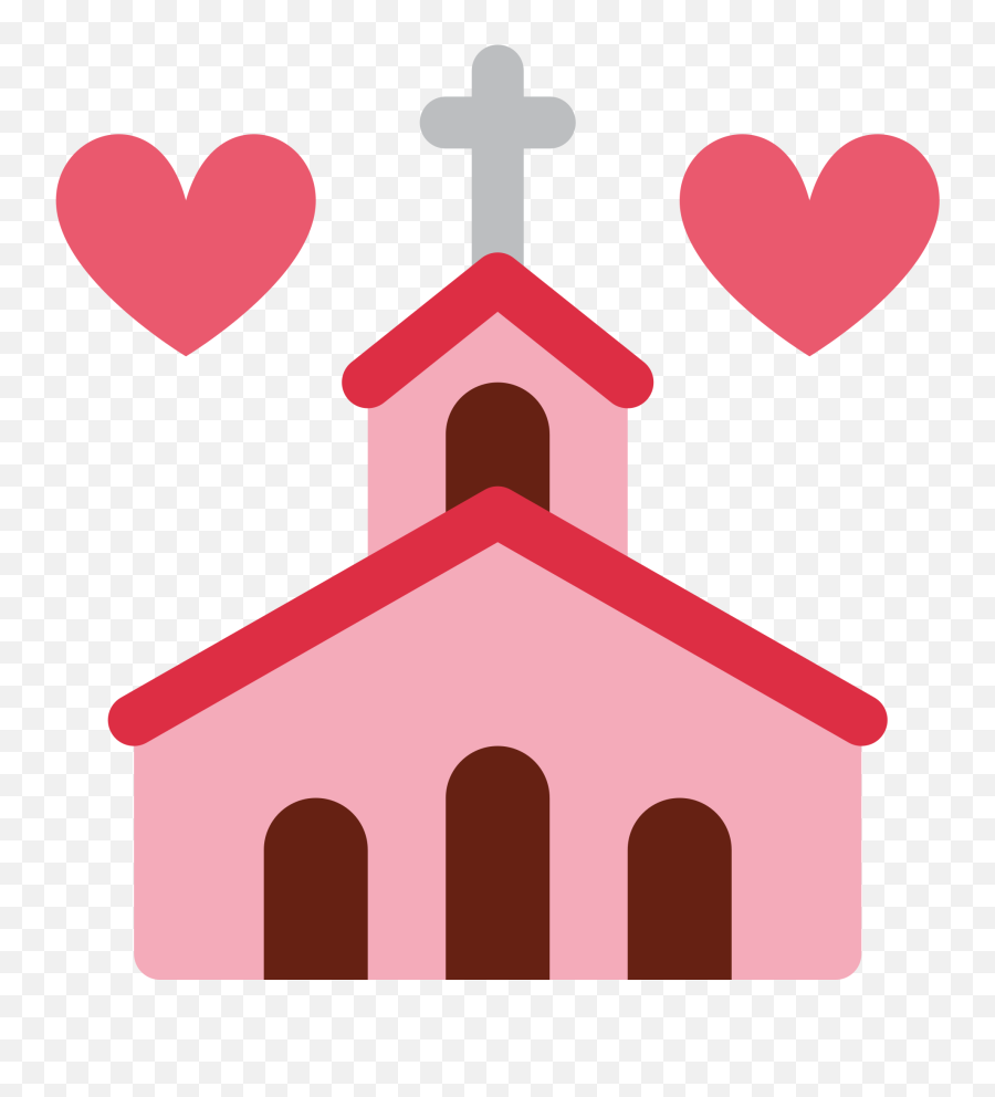 Wedding Emoji Icon Of Flat Style - Heart Church Emoji,Wedding Ring Emoji