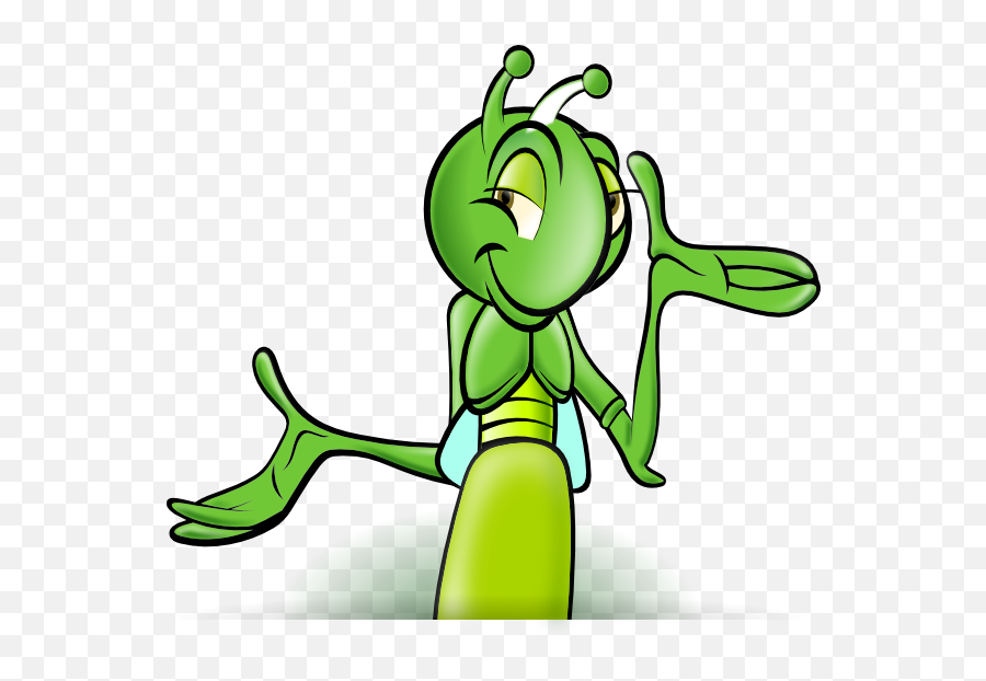 Cricket Clip Art At Clker - Cartoon Cricket Emoji,Emoji The Green Hornet
