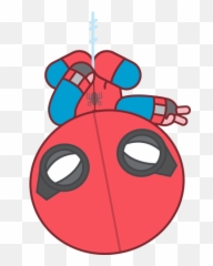 Iron Spiderman Clipart Homecoming Png - Chibi Spiderman Homecoming Emoji,Spiderman Emoji
