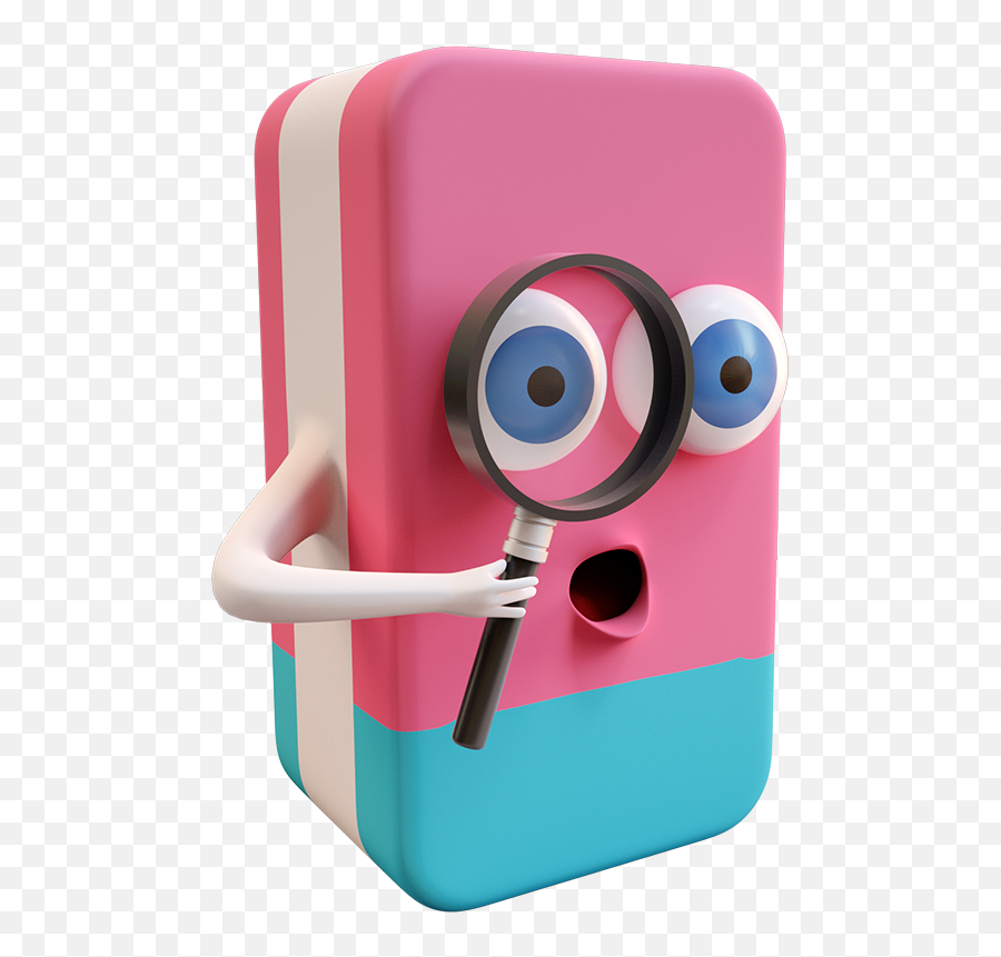 Emoji Cartoon Pink Blue Rubber Sticker - Girly,3d Emoji Case
