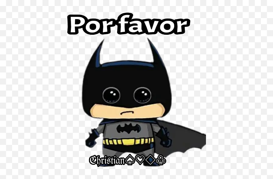 Batman Cute Vijiti Kwa Whatsapp - Stickers De Batman Para Whatsapp Emoji,Emoji Do Batman