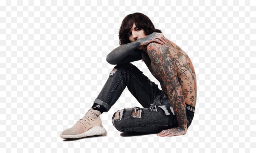 Sticker - Oli Sykes Blackout Sleeve Emoji,Oliver Sykes Emoji