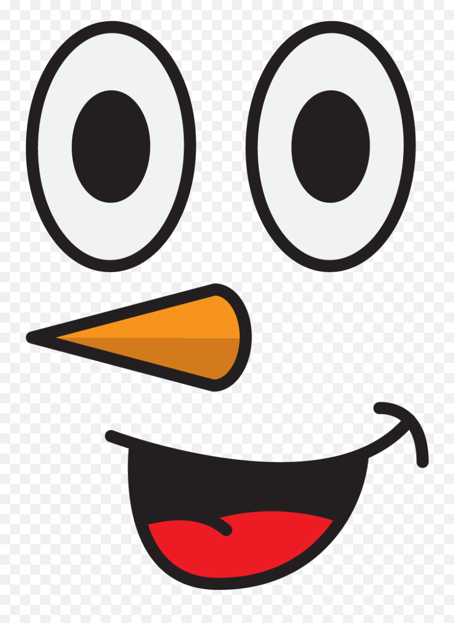Snowman Sketch Laugh - Dot Emoji,Snowman Emoticon For Facebook