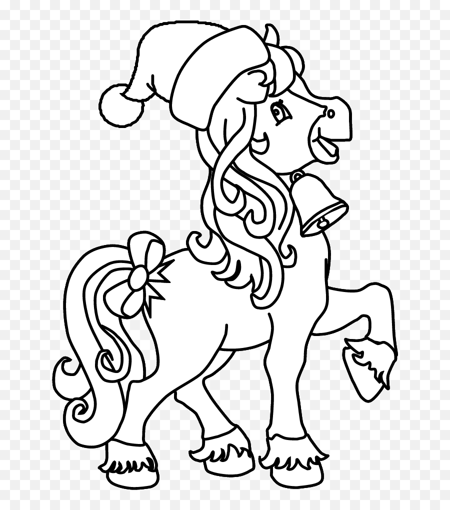 Christmas Coloring Pages Printable - Coloring Home Christmas Horse Coloring Pages Emoji,Inside Out Emotions Coloring Pages