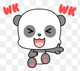 Sticker Panda Cute List - Dot Emoji,Panda Emoji Facebook