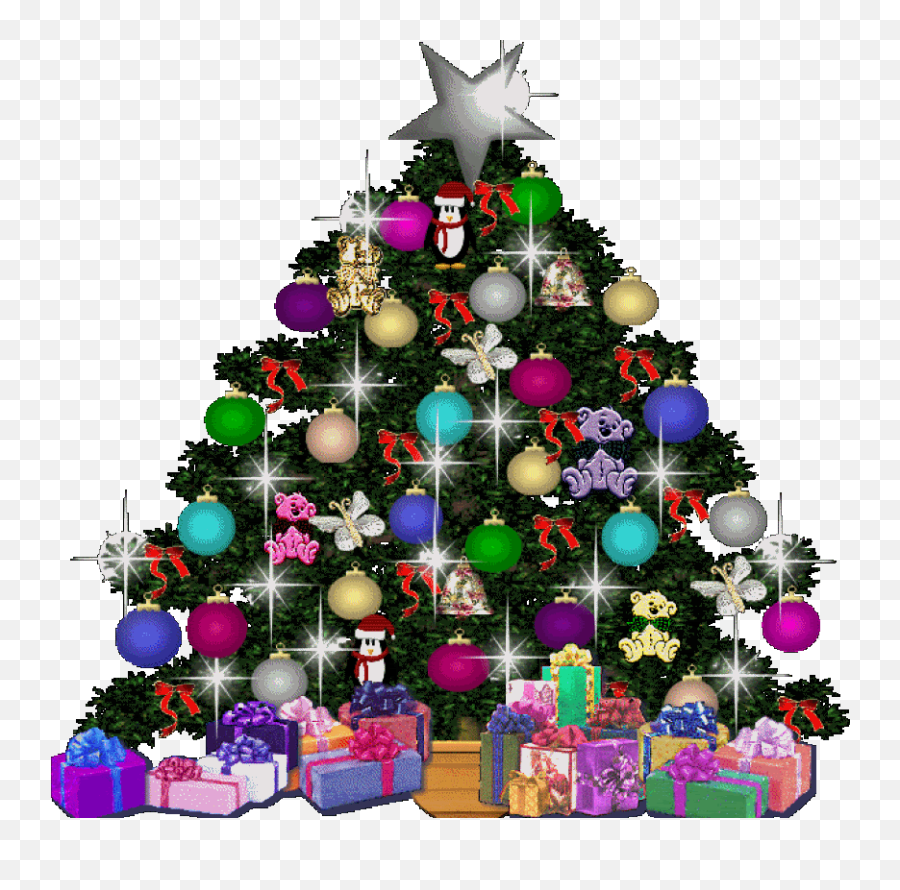 Christmas Tree Gifs 100 Animated Pics Of Christmas And New - Christmas Day Emoji,Glitter Graphics Animated Small Emoticons Friends Forever