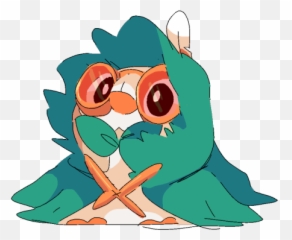 140 Pokémon Ideas - Rowlet Pokemon Emoji,Good Rockruff Emotion