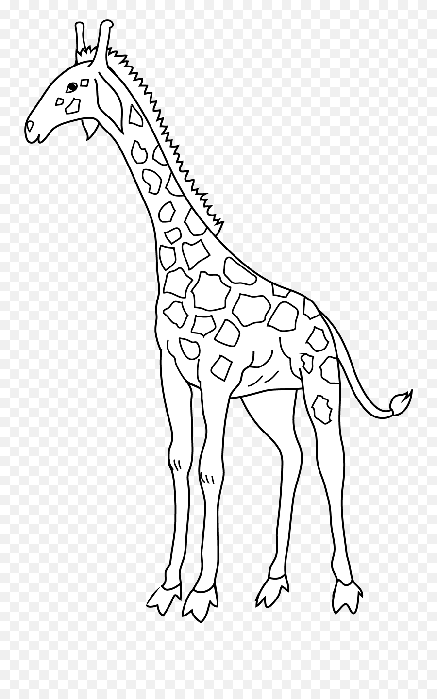 Lions Clipart Giraffe Lions Giraffe - Dot Emoji,Tiger Elephant Zebra Giraffe Monkey Emoji