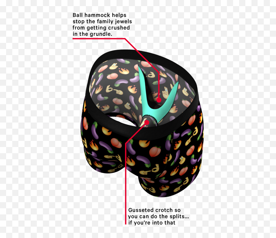 Emoji Ball Hammock Pouch Underwear - Ball Hammock Underwear,Valentine's Emojis Emoji Ball Hammock Pouch Underwear - Ball Hammock Underwear,Valentine's Emojis